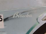 a sticker that says brezbo on the side of a motorcycle