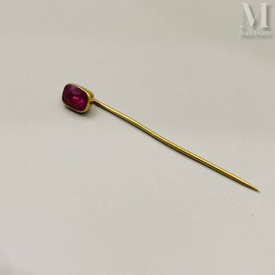 Epingle de cravate or Epingle de cravate en or jaune 18k (75… - Photo 1