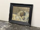 une image d'un tableau représentant une femme allongée sur un lit