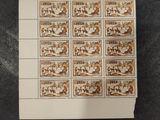 a stamp with a picture of a horse and rider on it
