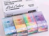 lot of 24 color painting gel pens in a white box