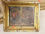 a picture of a painting on the wall of a room