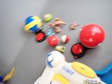 a lot of toys on the floor in the room