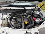 a car engine that is under the hood of a car
