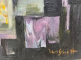an image of a painting of a woman standing in front of a window