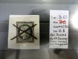 une photo d'un timbre sur lequel figure une croix