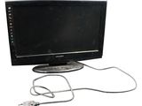 an image of a flat screen tv with a charger plugged into it