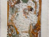 une photo d'une œuvre d'art posée sur une table