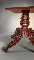 Table de forme violonée en acajou et placage d'acajou ouvran… (photo 2)