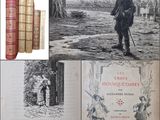 une image représentant un collage de vieux livres comportant des illustrations de soldats
