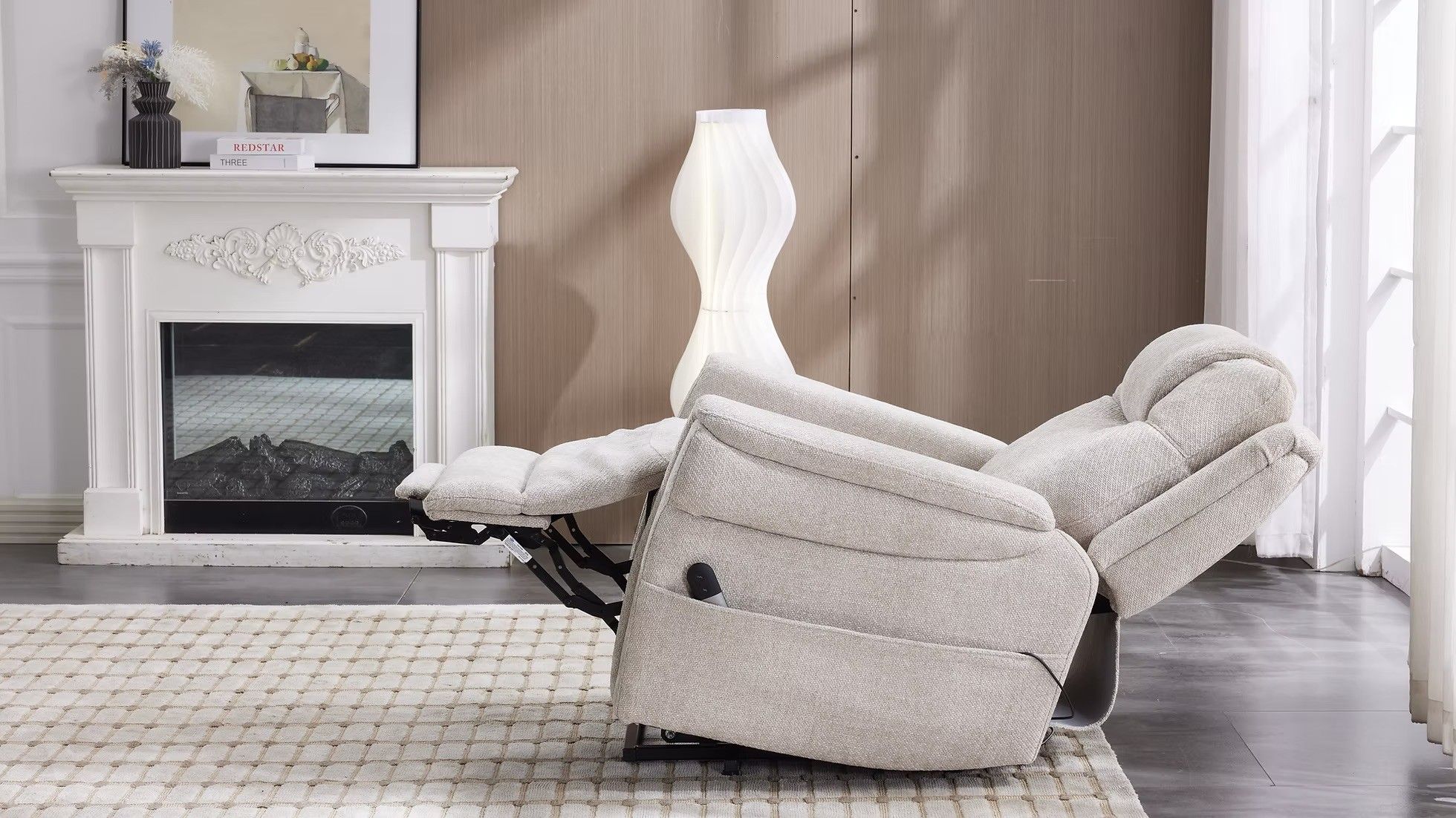 1 x Fauteuil releveur 2 moteurs Beige :