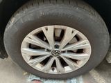 a close up of a tire on the ground
