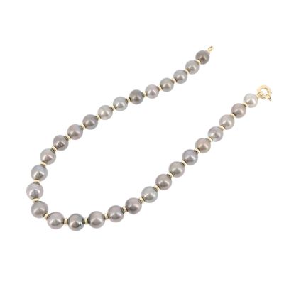gros plan d'un collier sur fond blanc