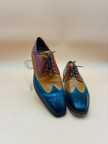 MILVIN & HAMILTON – Paire de chaussures pour homme en cuir multic
