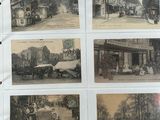 a picture of a book with pictures of a town