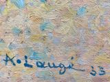 an image of a painting with a message written on it