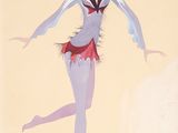 une image représentant le dessin d'une femme en costume