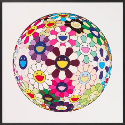 Takashi Murakami Tableau "Flowerball Brown" (2010)