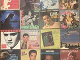 an image of a collage of elvis presley ' s album covers