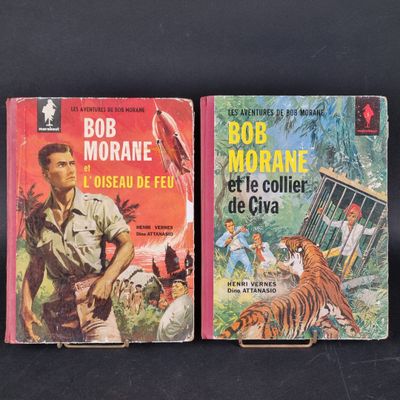 Deux livres sont posés sur une surface noire : l'un représente un homme et l'autre un tigre.