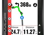 un gros plan d'un appareil GPS sur fond blanc