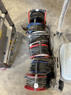 a lot of tools that are sitting on the floor