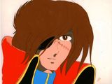 an image of a cartoon of a man with long hair and a red cape