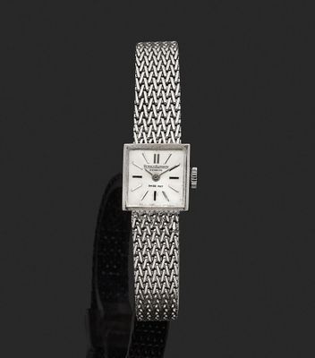 cartier an 18ct white gold and diamond set wristwatch