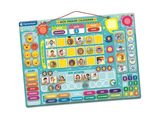 a close up of a toy board with pictures on it