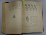an open book with a drawing of owls on it
