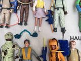 a lot of action figures that are on the table