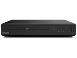 Le lecteur DVD Philips est posé sur une surface blanche