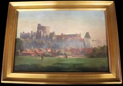 George JENKINS (1843-1914) Vue de campagne Anglaise avec son…