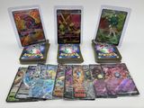 beaucoup de cartes de pokemon différentes sur la table