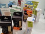 a lot of boxes that are sitting on a table