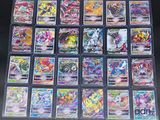 pokemon trading card set with all of the cards in the box