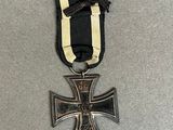 cross of the iron cross of the german empire with ribbon
