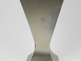 an image of a silver vase on a white background