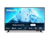 La Smart TV Philips est présentée sur un fond blanc