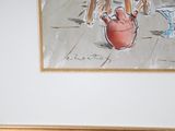 a picture of a painting on the wall of a living room