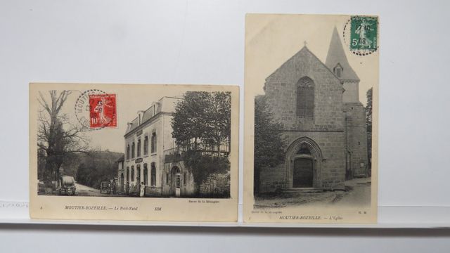 Moutier-Rozeille : Lot de 2cpa : Le Petit-Vatel (HM 4), défauts s...