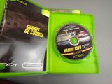 the xbox game is in a green case with a dvd in it