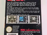 a back cover of a video game called lolo
