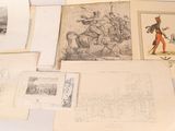 a lot of old books that are on a table