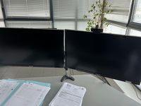 deux écrans sur bras articulé SAMSUNG (photo 3)