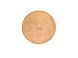 an image of a gold coin on a white background