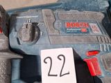 a cordless drill with a number 22 on it