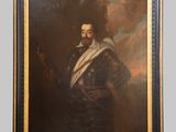 portrait of a man with a sword by a painting of a man with a sword