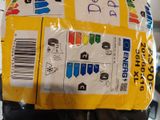 a bag that has some stickers on it