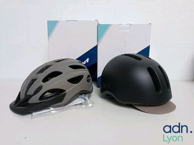 Lot de 2 casques de vélo - POLISPORT - City'Go, Commuter tai…